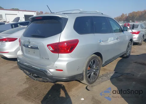 2017 Nissan Pathfinder Platinum из США, поврежденный, VIN 5N1DR2MNXHC697045
